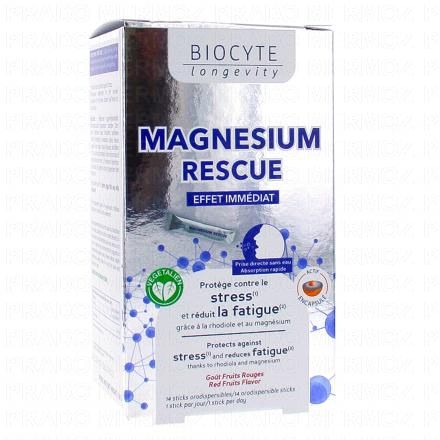 BIOCYTE Magn&eacute;sium Rescue 14 sticks