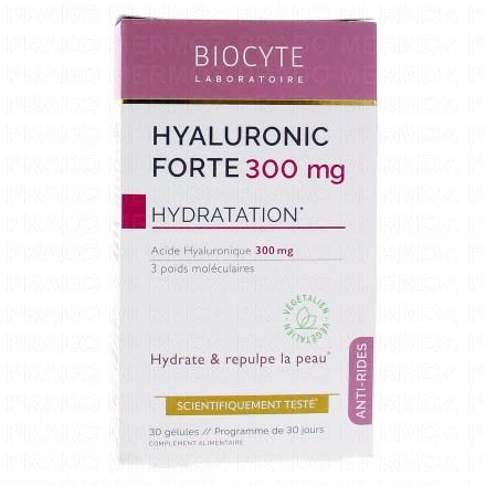 BIOCYTE Hyaluronic forte anti-&acirc;ge 300mg (30 g&eacute;lules)