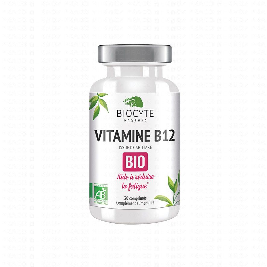 BIOCYTE Bio - Vitamine B12 Bio 30 comprimés - Pharmacie Prado Mermoz
