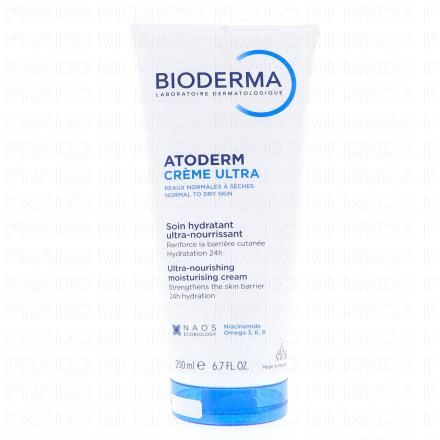 BIODERMA Atoderm - Cr&egrave;me Ultra nourrissante hydratante (tube 200ml)