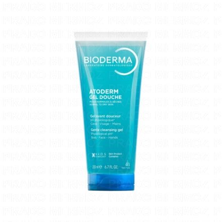 BIODERMA Atoderm - Gel douche lavant doux hydratant corps sans savon (tube 200ml)
