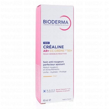 BIODERMA Crealine AR+ - CC Cr&egrave;me SPF50+ Teinte Claire 40ml