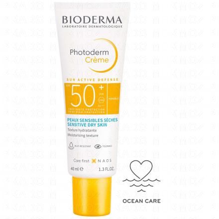 BIODERMA Photoderm - Cr&egrave;me tr&egrave;s haute Protection solaire SPF50+ peau s&egrave;che 40ml