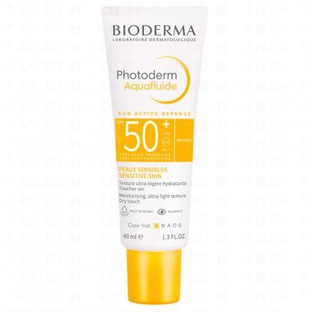 BIODERMA Photoderm - Aquafluide Cr&egrave;me solaire peau sensible SPF50+ 40ml