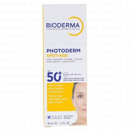 BIODERMA Photoderm - Spot-Age Cr&egrave;me solaire anti t&acirc;che et rides SPF50+ 40ml