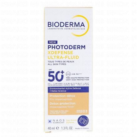 BIODERMA Photoderm XDefense Ultra-Fluid SPF50+ Teint&eacute; n&deg;03 40ml