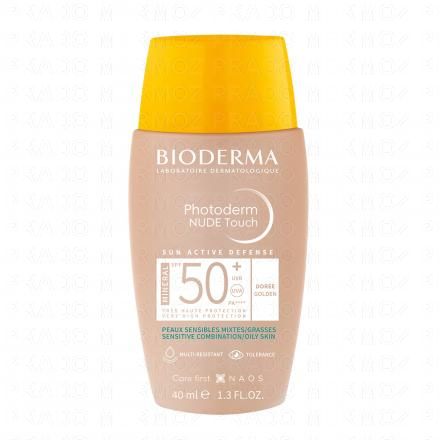 BIODERMA Photoderm - Nude Min&eacute;ral SPF50+ Protection solaire (teint&eacute; dor&eacute; 40ml)