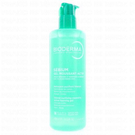 BIODERMA S&eacute;bium - Gel moussant actif (400ml)
