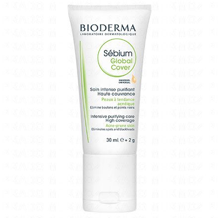 BIODERMA S&eacute;bium - Global Cover tube 30ml+2g