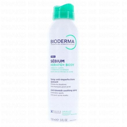 BIODERMA S&eacute;bium Kerato+ Body - Spray Anti-Imperfections Apaisant 150ml