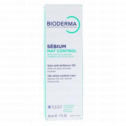 BIODERMA S&eacute;bium - Mat Control Soin hydratant anti-brillance