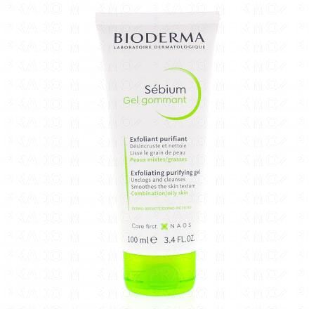 BIODERMA S&eacute;bium - Gel gommant exfoliant purifiant 100ml