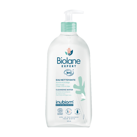 BIOLANE Eau nettoyante sans rinçage bio 500ml