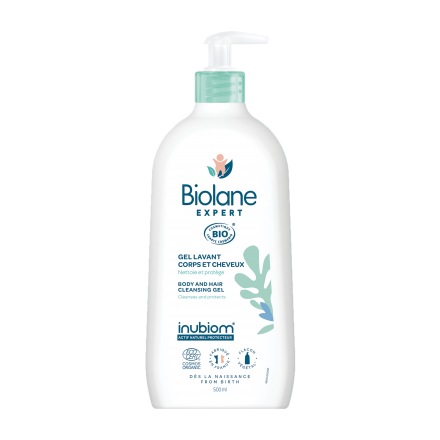 BIOLANE Gel lavant corps et cheveux bio 500ml