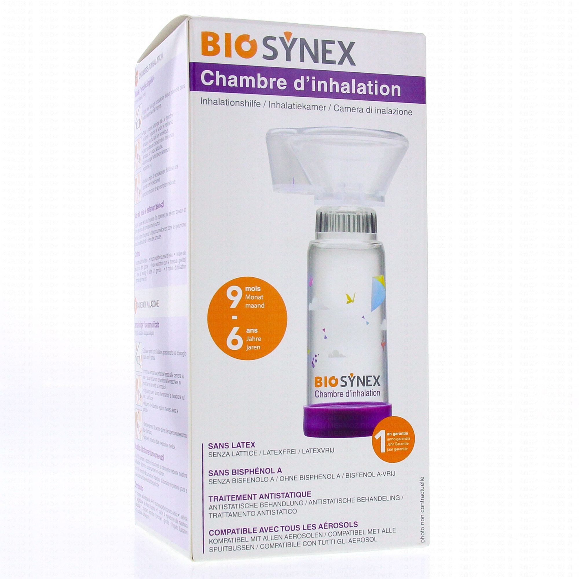 BIOSYNEX Chambre d'inhalation enfant - Pharmacie Prado Mermoz