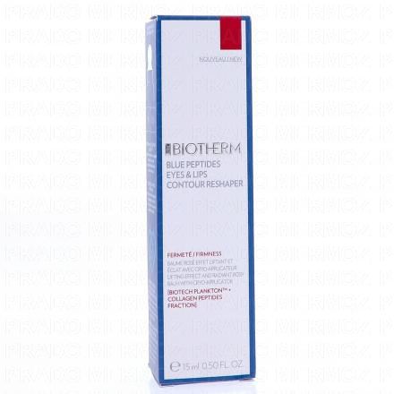 BIOTHERM Blue Peptides - Baume contour des yeux et lèvres 15ml