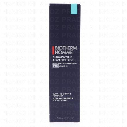 BIOTHERM HOMME Aquapower Advanced - Gel Ultra-Hydratant Et Fortifiant 30ml