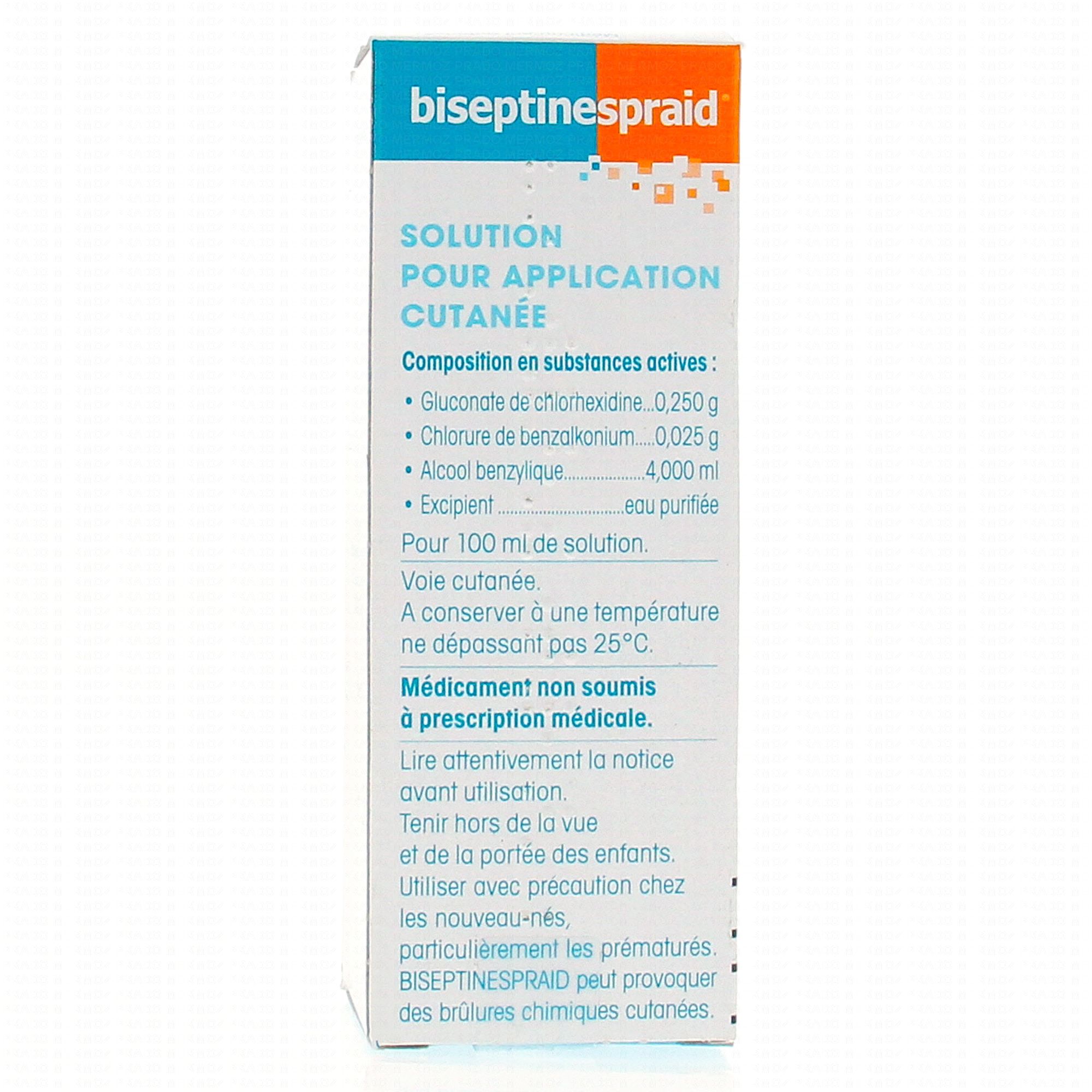 Biseptine Spraid flacon pulvérisateur 50ml