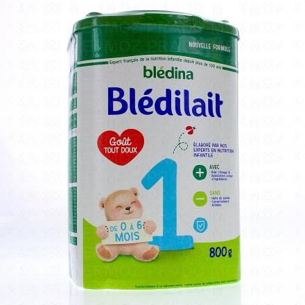 BLEDINA Blédilait Lait Infantile 1er âge 800g