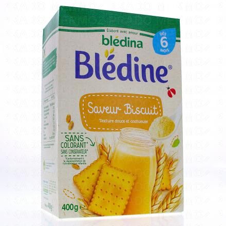 BLEDINA Bl&eacute;dine - saveur biscuit d&egrave;s 6mois 400g