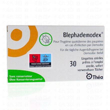 BLEPHADEMODEX Lingettes paupières x 30