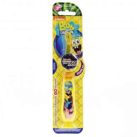TINOKOU Bob L'éponge Brosse à dent flash timer