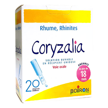 CORYZALIA Rhume Rhinite solution buvable 20 récipients unidoses