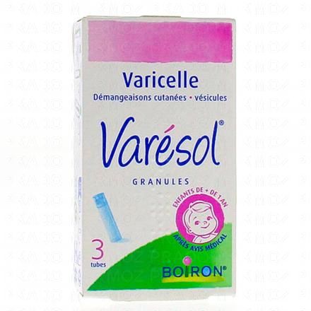 BOIRON Varésol granules Varicelle 3 tubes
