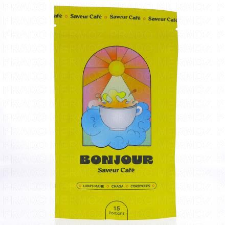BONJOUR Boisson aux champignons adaptogènes Saveur Café (90g - 15 doses)
