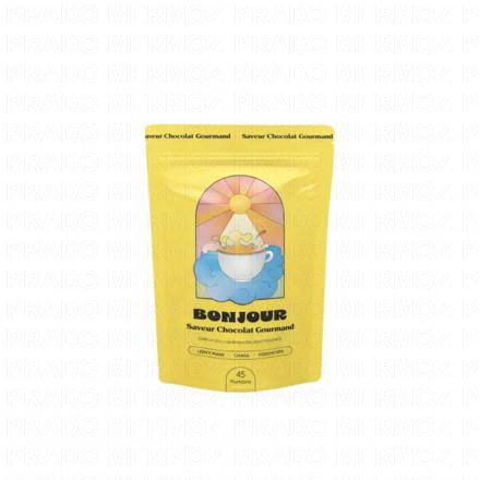 BONJOUR Boisson aux champignons adaptogènes Saveur Chocolat gourmand (270g - 45 doses)