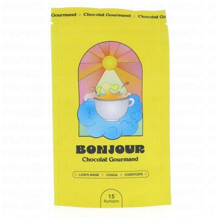BONJOUR Boisson aux champignons adaptog&egrave;nes Saveur Chocolat gourmand 90g - 15 doses