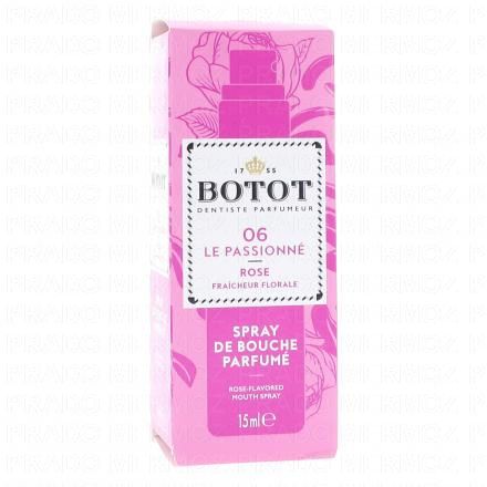 BOTOT Spray de Bouche Parfum&eacute; n&deg;06 Le Passionn&eacute; Rose 15ml
