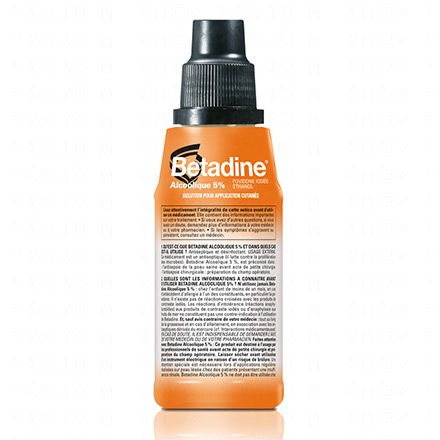 Betadine Alcoolique 5% flacon 125ml