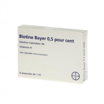 Biotine bayer 0,5 pour cent