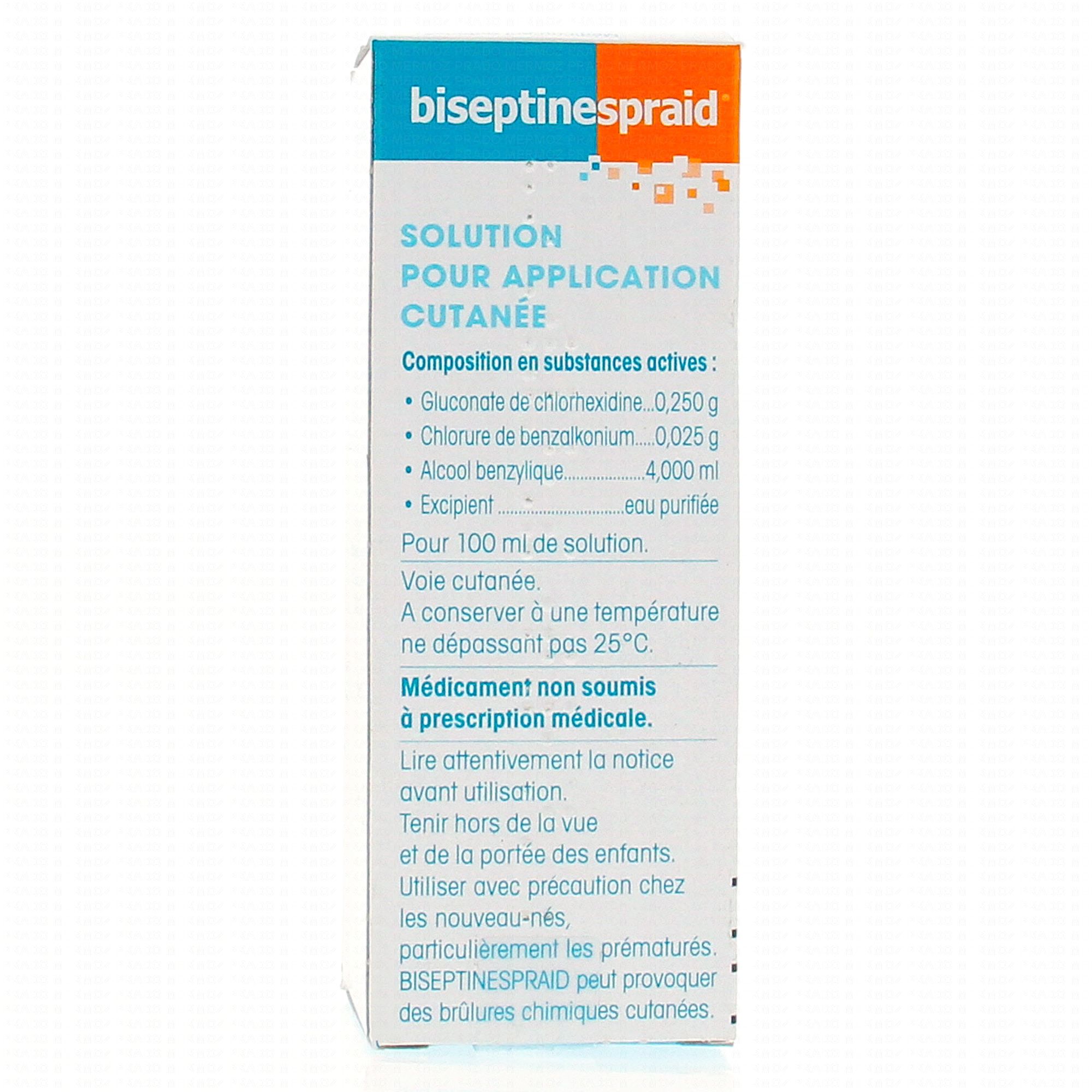 BiseptineSpraid Pulvérisateur - 50ml - Pharmacie en ligne