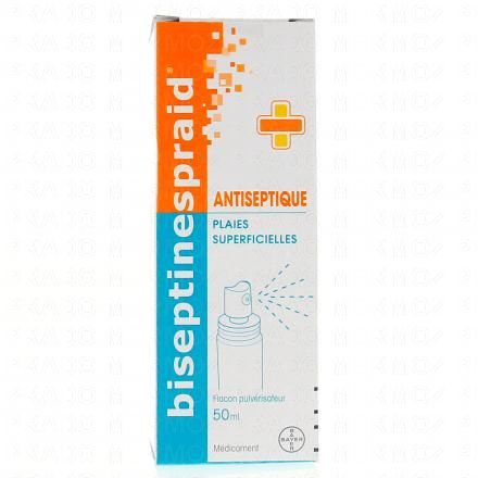 BAYER Biseptinespraid solution antiseptique (spray de 50 ml)