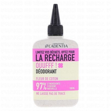 CADENTIA D&eacute;odorant Spray Fleur de Coton Ouufff (recharge 100 ml)
