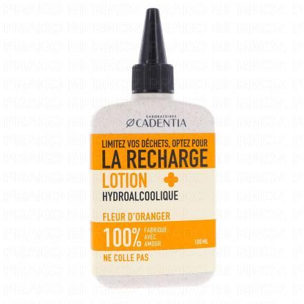 CADENTIA Lotion Hydroalcoolique Fleur D&rsquo;oranger (eco recharge 100ml)