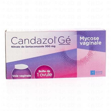 CANDAZOL Mycose vaginal Boite de 1 ovule