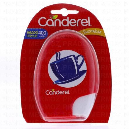 CANDEREL Distributeur d'&eacute;dulcorant Sucralose 400 comprim&eacute;s