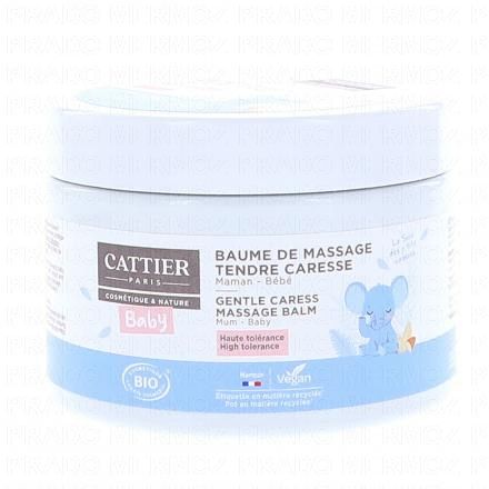 CATTIER B&eacute;b&eacute; - Baume de massage Tendre caresse bio 100g