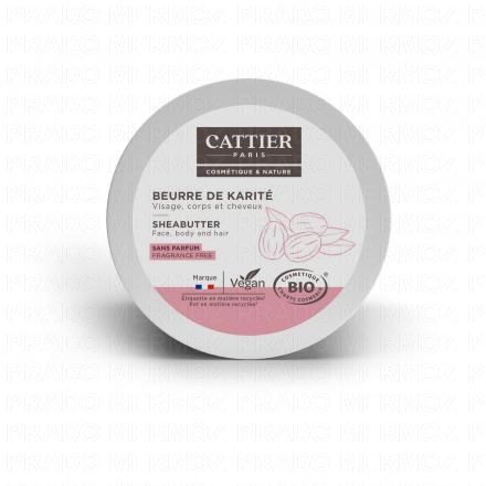 CATTIER Beurre de karit&eacute; 100% bio