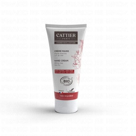 CATTIER Cr&egrave;me mains anti-taches anti-&acirc;ge bio