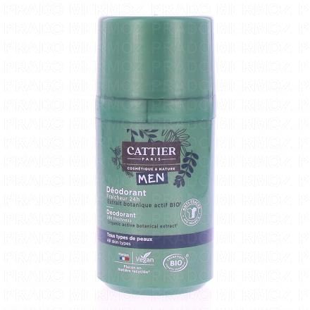 CATTIER Homme - D&eacute;odorant roll-on bio 50ml