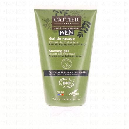 CATTIER Homme - Gel de rasage bio 150ml