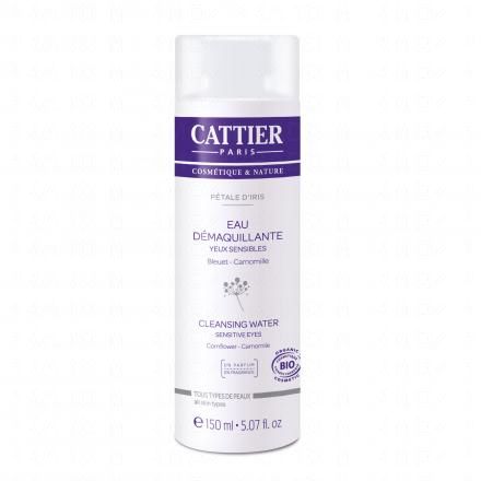 CATTIER P&eacute;tale d'Iris eau d&eacute;maquillante bio