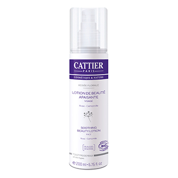 CATTIER Ros&eacute;e Florale lotion de beaut&eacute; apaisante bio
