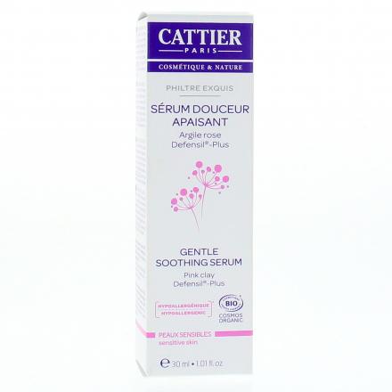 CATTIER Sérum douceur apaisant bio flacon pompe 30ml