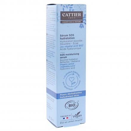 CATTIER S&eacute;rum SOS hydratation bio 30ml
