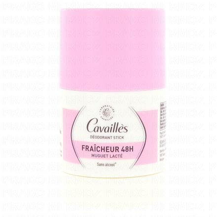 CAVAILLES Déodorant Fraîcheur 48H Muguet lacté Stick 50g